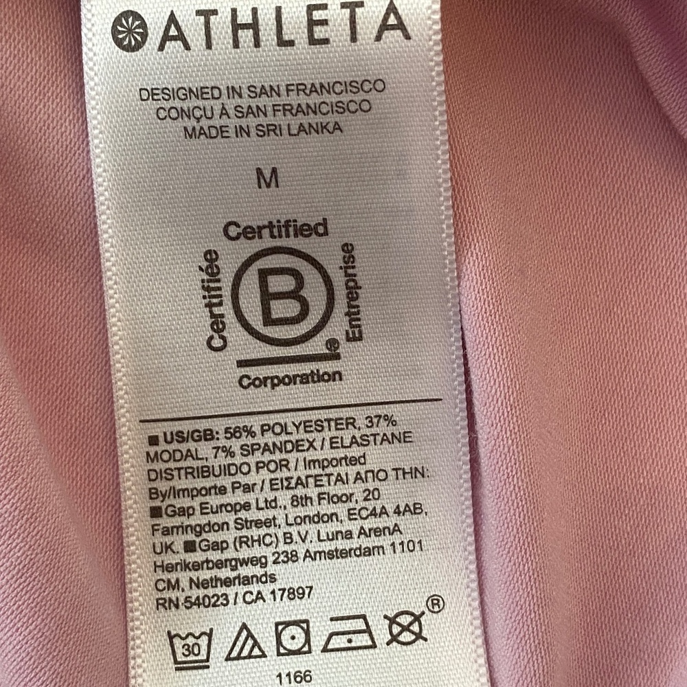 Athleta Cool Down Top in Begonia Pink Size M - Picture 10 of 14